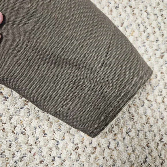 Cabela's Women's Canvas Leather Duster Ranch Barn Coat Size M Brown with Liner - Picture 5 of 9